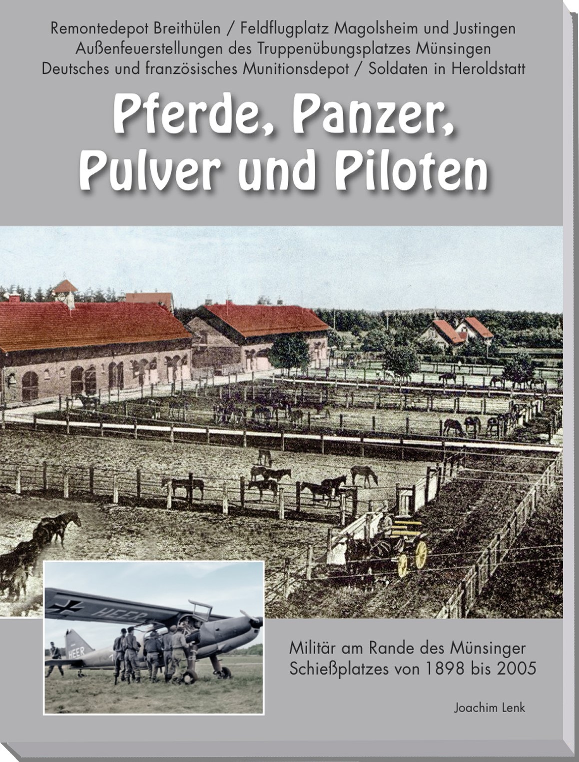 Buchcover Pferde, Panzer, Pulver und Piloten